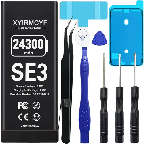 Vista 8 de XYIRMCYF Batería de gran capacidad de 24300 mAh compatible con iPhone 14 Plus, batería de repuesto de polímero de litio de 0 ciclos para iPhone 14