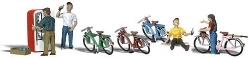 Vista 2 de Woodland Scenics A2194 Bicycle Buddies N WOOU2194