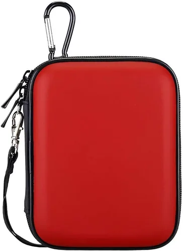 Vista 8 de Lacdo EVA funda de viaje a prueba de golpes para disco duro externo portable de 2.5 pulgadas, GPS, cámara y batería externa, Negro
