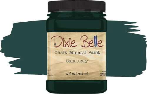 Vista 51 de Pintura para muebles con acabado de tiza Dixie Belle Paint Company - Amatista (4oz) - Pintura mineral de tiza chic púrpura profundo mate
