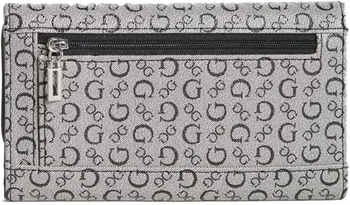 Vista 2 de GUESS Factory Women's Brooker Logo Slim Clutch Wallet