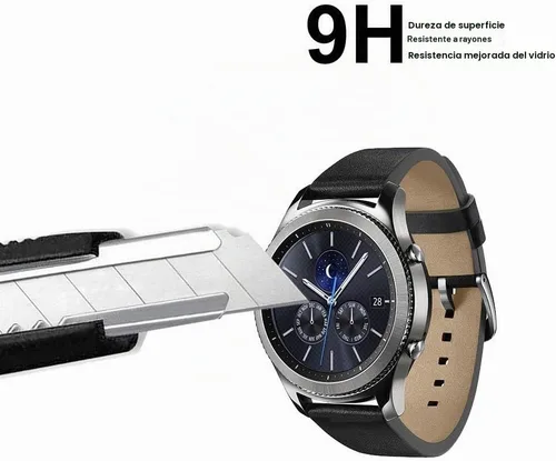 Vista 2 de Supershieldz Protector de pantalla de vidrio templado diseñado para Garmin Fenix 7S/7S Pro (solar/zafiro solar) [1.654 pulgadas] / Epix (Gen 2)