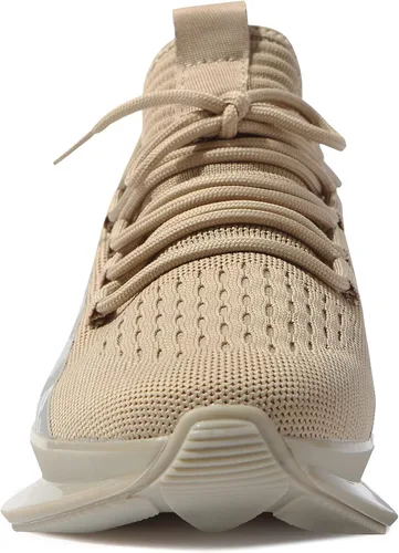 Vista 4 de Firholm Zapatos casuales de malla para hombre para caminar y correr, zapatos deportivos sin cordones, ligeros, transpirables