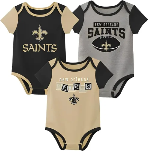 Vista 5 de Outerstuff NFL - Enterizo de 3 piezas para recién nacidos, con bloques de construcción