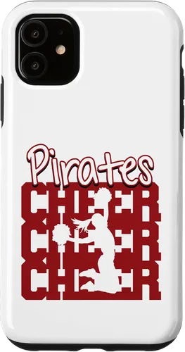 Vista 8 de Pirates Cheer Back to School Cheerleading Spirit M Case for iPhone 17