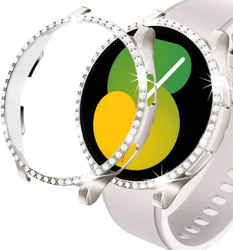 Vista 99 de DEALELE Paquete de 1 + 3 fundas compatibles con Samsung Galaxy Watch 7 Ultra (1.772 pulgadas), funda protectora de policarbonato transparente