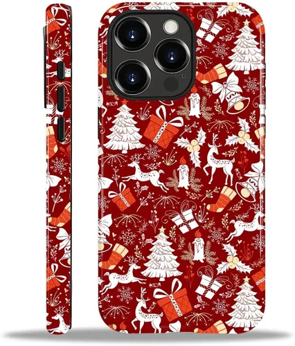 Vista 114 de Funda para iPhone 13 iPhone 14, a prueba de golpes, funda protectora híbrida de 2 capas, doble protección contra caídas, antiarañazos, diseño