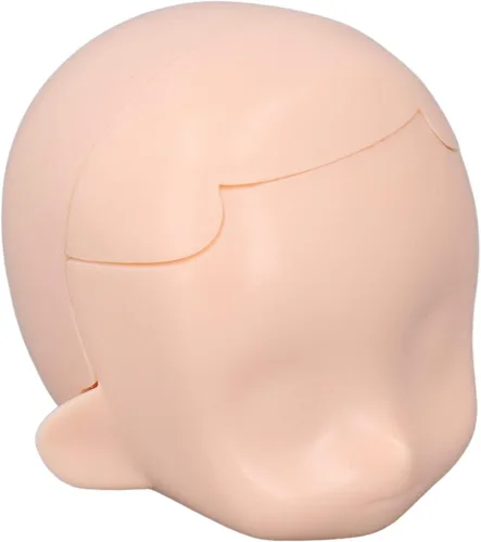 Vista 8 de Cabeza de muñeca en blanco 1/12 de silicona extraíble de repuesto Blanco normal