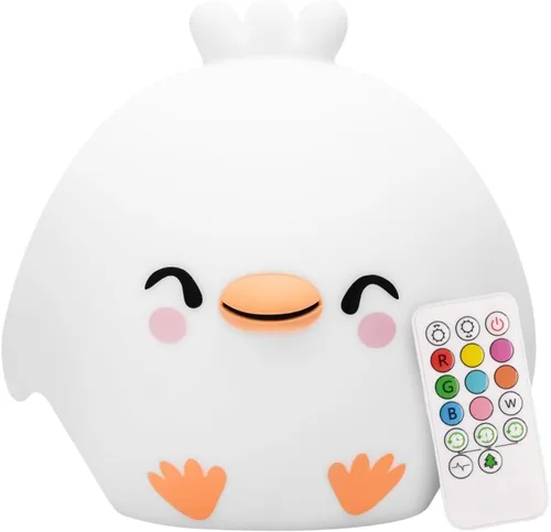 Vista 21 de Lumipets Pepper The Puppy Dog - Luz nocturna de silicona blanda para niños Bonita luz nocturna con control remoto y control táctil