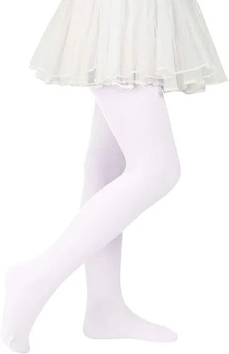 Vista 2 de Mallas de ballet para niñas pequeñas, mallas atléticas suaves y elásticas para niñas
