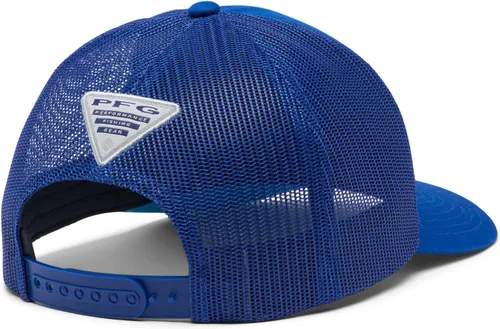 Vista 355 de Columbia Gorra de bola de malla Bandera antigua de malva/blanco/pescado