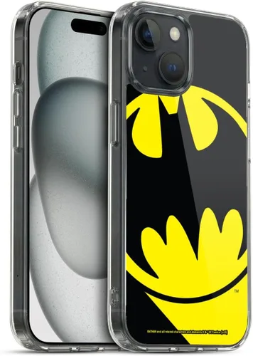 Vista 304 de Head Case Designs Funda de gel con licencia oficial de Batman DC Comics Bat Signal Logos [protección de grado militar] compatible con Apple iPhone 7