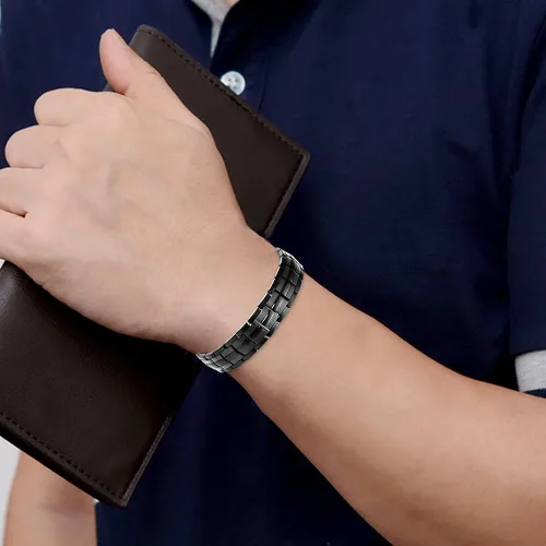 Vista 2 de EBUTY Bracelet for Men Black