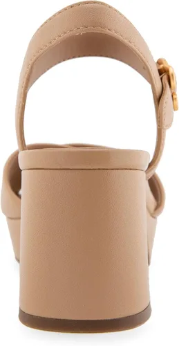 Vista 3 de Aerosoles Sandalias de tacón Cosmos para mujer Cuero Beige Beige