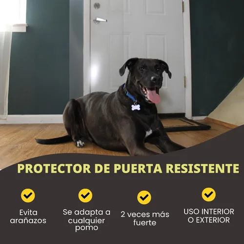 Vista 4 de Clawguard, protección contra arañazos para puerta, marco y pared