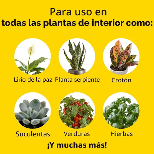 Vista 4 de Miracle-Gro Alimento para plantas de interior, alimento líquido para plantas de interior, plantas de serpiente, lirios de la paz, flores, verduras
