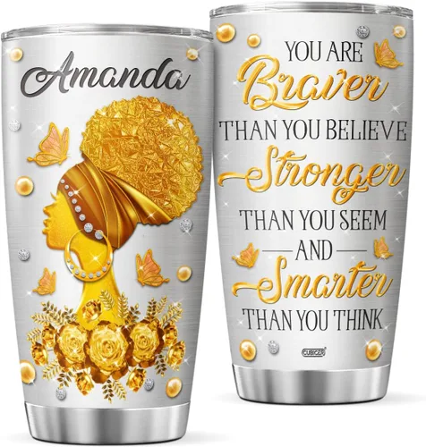 Vista 11 de CUBICER Vaso de café para peluquero con tapa, regalo de cumpleaños para mujeres, amigos, adolescentes, hombres, compañeros de trabajo, taza aislada