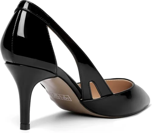 Vista 5 de Zapatos de tacón medio para mujer, con puntera puntiaguda, de 2.5 pulgadas