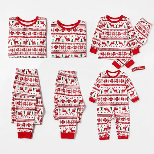 Vista 6 de PopReal - Pijamas de Navidad a juego para toda la familia