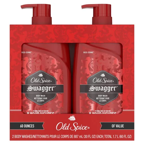 Vista 6 de Old Spice Gel de baño Red Zone - Swagger - 16 oz (PG-1139)