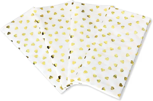 Vista 10 de Papyrus 4 hojas de papel de seda dorado para cumpleaños, manualidades, bricolaje y más Oro