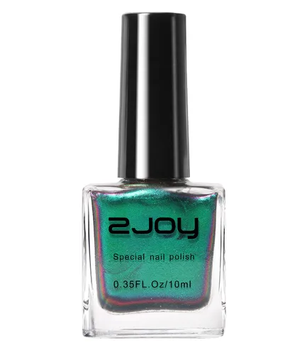 Vista 8 de Major Dijit Chameleon - Esmalte de uñas holográfico con purpurina de secado rápido, esmalte de uñas cromado iridiscente brillante (02)