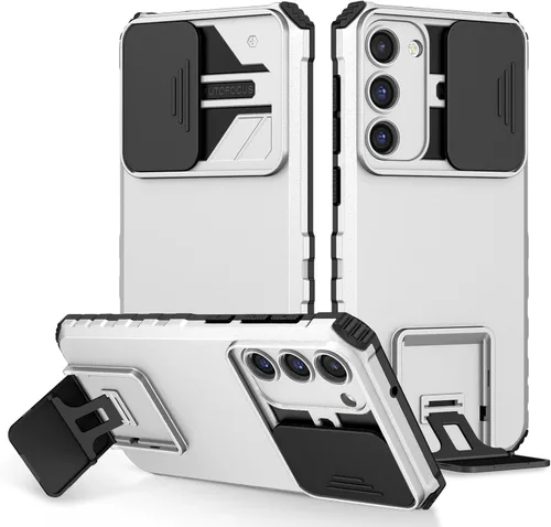 Vista 20 de Funda compatible con Samsung Galaxy M13 5G/A04 Dimensional Soporte Ventana Corredera Teléfono Móvil Funda Protectora a Prueba de Golpes para Samsung