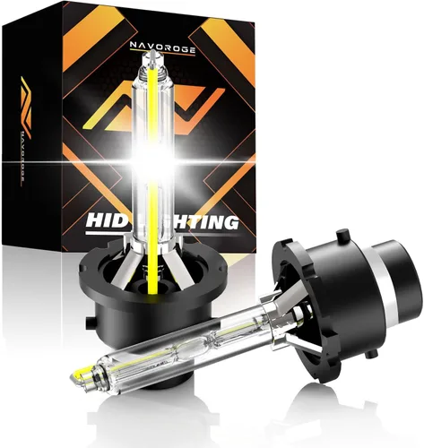 Vista 10 de Bombilla de Faros Delanteros HID Xenón D1S, Bombillas D1S 6000k Blanco Frío, 35W Haz Alto Bajo 66144 66140 85140 85415 Reemplazo de Faro Delantero
