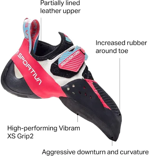 Vista 5 de La Sportiva Zapatos de escalada en roca Solution Comp para mujer