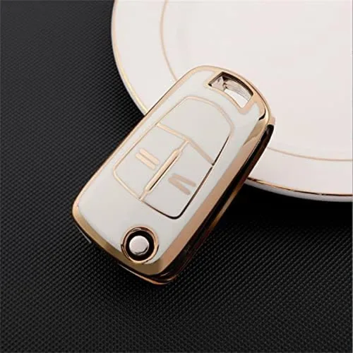 Vista 7 de TPU 2Button Flip Key Case Cover para Opel Astra J Corsa D Insignia Vectra C Zafira L778