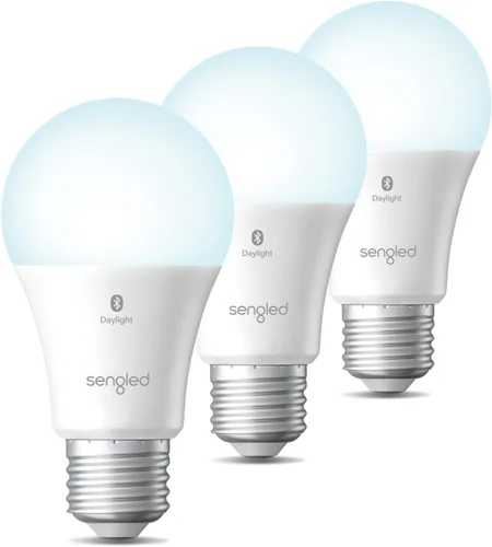Vista 12 de Sengled Bombilla de luz Alexa, bombillas inteligentes que son compatibles solo con Alexa, malla Bluetooth estándar A19 E26, bombilla LED regulable