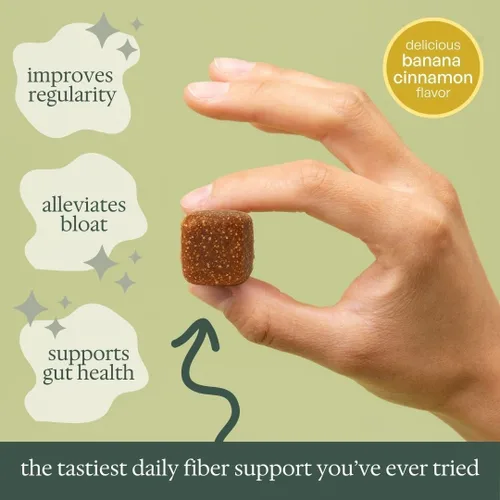 Vista 3 de Fiome Fiber Bites - Suplemento diario de fibra de 0.18 oz - Apoya la regularidad, la digestión y la salud intestinal - Todos los ingredientes