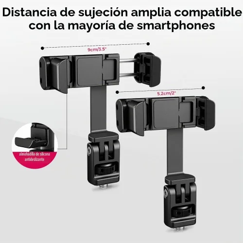 Vista 6 de LEEKAI LK56 - Soporte de luz de trípode con un solo toque de 83.9 pulgadas