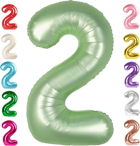 Vista 197 de Globos del números 0 de 40 pulgadas para formar los números 10, 20, 30, 40, 50, 60, 70, 80, 90, 100, para decoración de cumpleaños, bodas, eventos