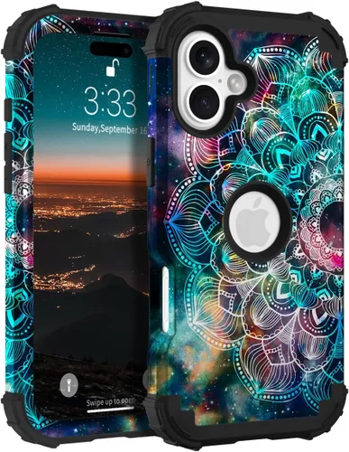 Vista 61 de Hocase Funda para iPhone SE 2022/2020, resistente a prueba de golpes, de plástico duro+goma de silicona, funda protectora híbrida para iPhone SE