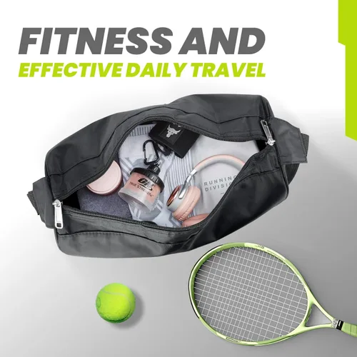 Vista 4 de C&F BOGMOST Pequeña bolsa de viaje plegable impermeable para gimnasio, playa, natación, bolsa de lona para hombres y mujeres, bolsa