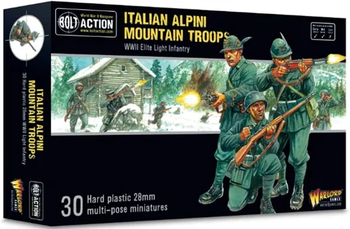 Vista 6 de Warlord Games Bolt Action Italian Alpini Mountain Troops 1:56 WWII Mesa Top Wargaming Plastic Model Kit 402015803