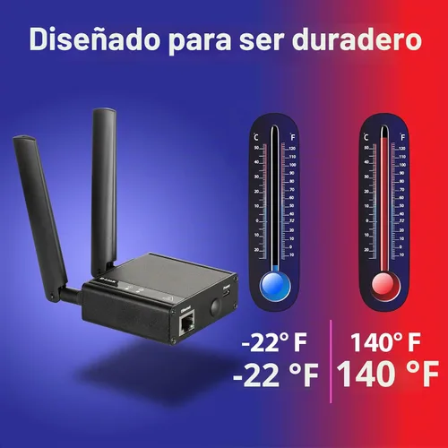 Vista 8 de D-Link 4G LTE (Cat 4) a módem/puente Gigabit Ethernet, aplicaciones M2M