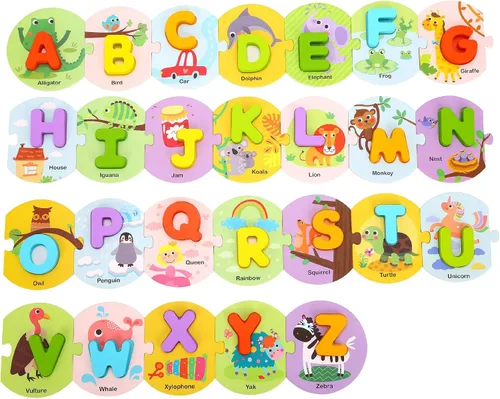 Vista 7 de Learning Curve My First Puzzle - Juego de cuatro animales para niños, multicolor