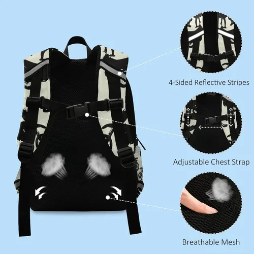 Vista 4 de Glaphy Mochilas para niños-2, Motocicleta, Mochilas Daypack
