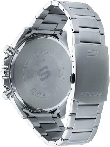 Vista 2 de Casio Edifice Reloj de cuarzo para hombre con correa de acero inoxidable, plateado, 23 (modelo EFV-620D-2AVUEF)