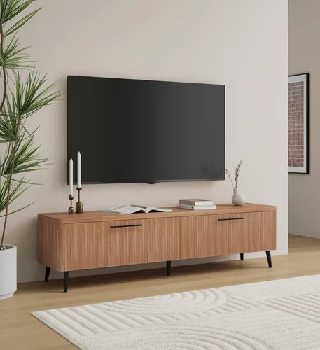Vista 2 de Manhattan Comfort Soporte de TV Jodie en arce