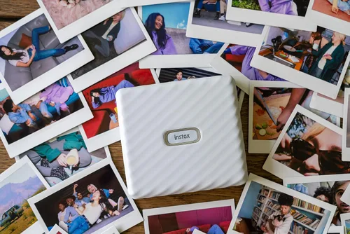 Vista 9 de Fujifilm Instax Link Wide - Impresora, color blanco ceniza