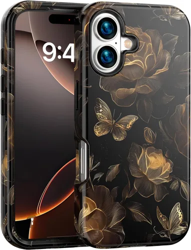 Vista 9 de ANNSD Funda para iPhone 13 Pro Max, con protector de pantalla, protector de lente de cámara y soporte de anillo, funda protectora de cuerpo completo