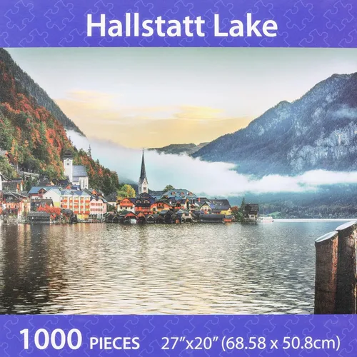 Vista 3 de Puzzle Mate - Hallstatt Village - Rompecabezas de 1000 piezas