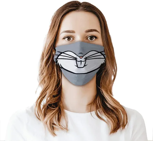 Vista 3 de Juego de 3 mascarillas de Navidad para hombres y mujeres, máscara de anime lavable, repetible, ajustable, para niños, adultos, pasamontañas, F