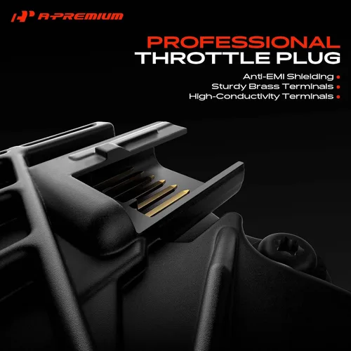 Vista 3 de A-Premium Cuerpo electrónico del acelerador con sensor TPS, compatible