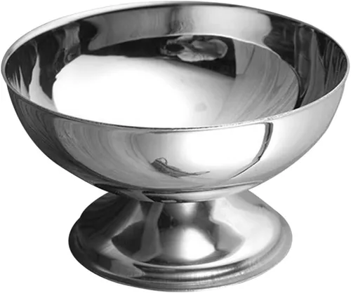 Vista 11 de Cabilock Taza de ensalada de acero inoxidable de 3.62 x 3.62 x 2.36 pulgadas, cuenco de postre para helado, refrigerios de frutas, dulces, Sundae