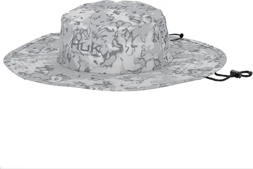 Vista 4 de HUK Sombrero Boonie para hombre, sombrero de pesca de ala ancha para hombre Sólido - Harbor Mist
