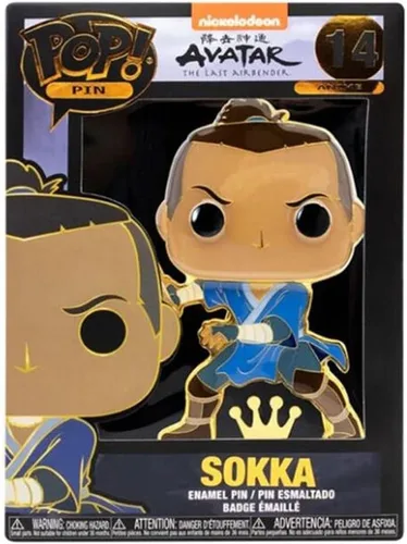 Vista 2 de Funko Pop! Pin: Avatar - Sokka